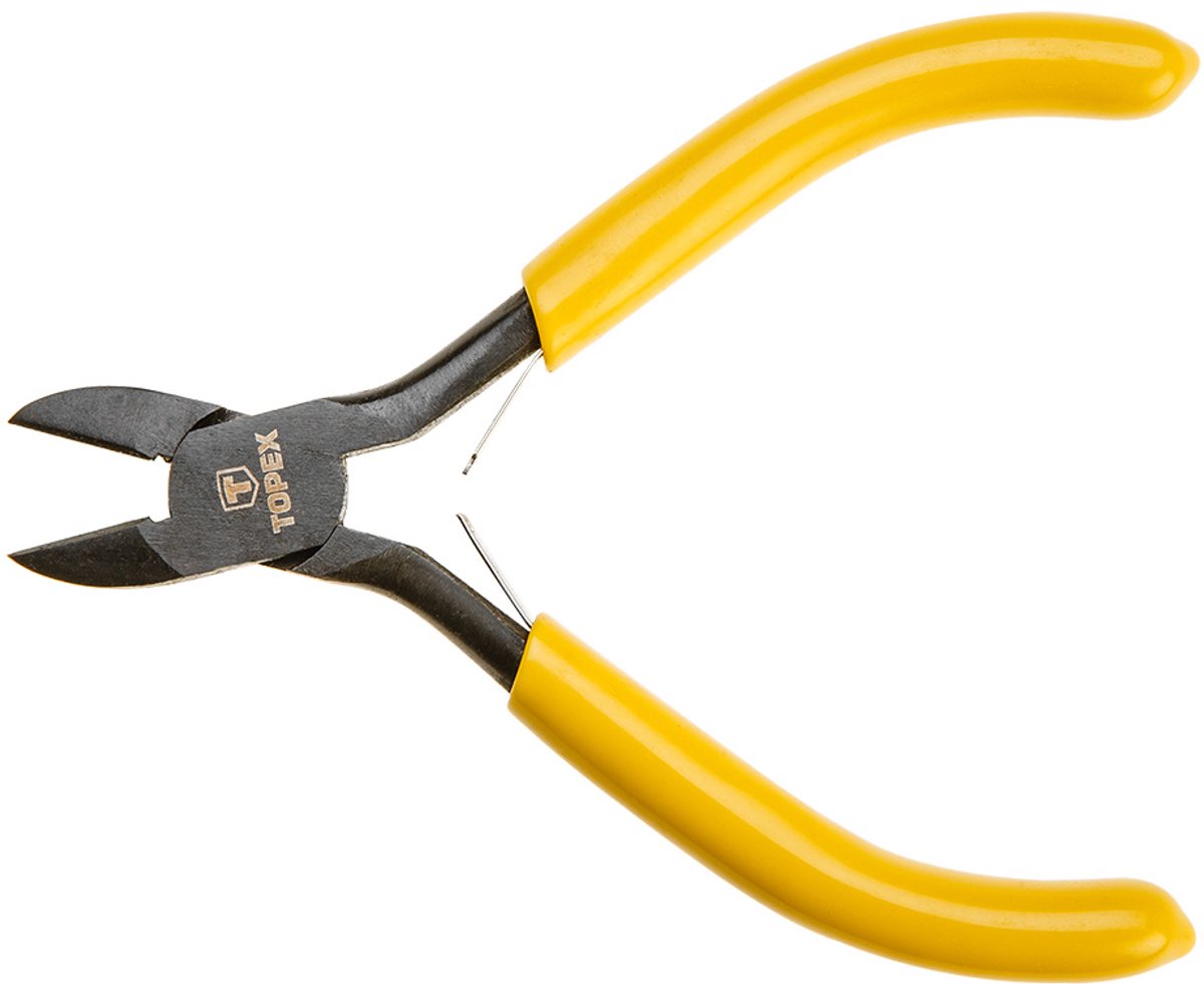 Topex - Precieze Zijkniptang - 113 mm - Ergonomische Handgreep