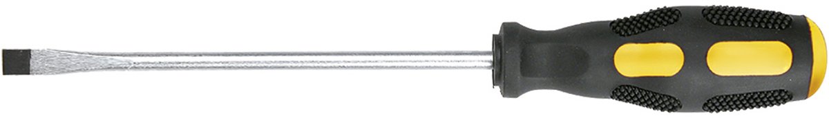 Top Tools Serie - Schroevendraaier Plat - 6.0 x 150 mm - Ergonomische Handgreep - Magnetische Tip