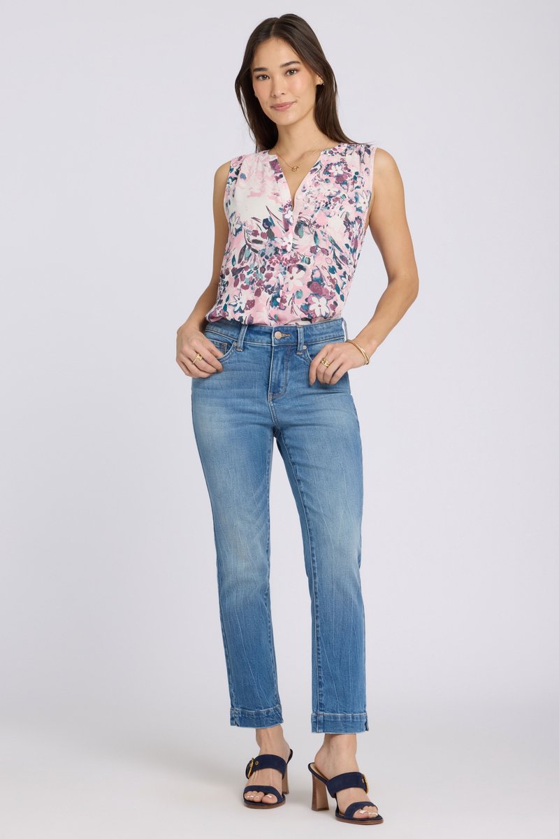 Sheri Slim Straight Ankle Jeans