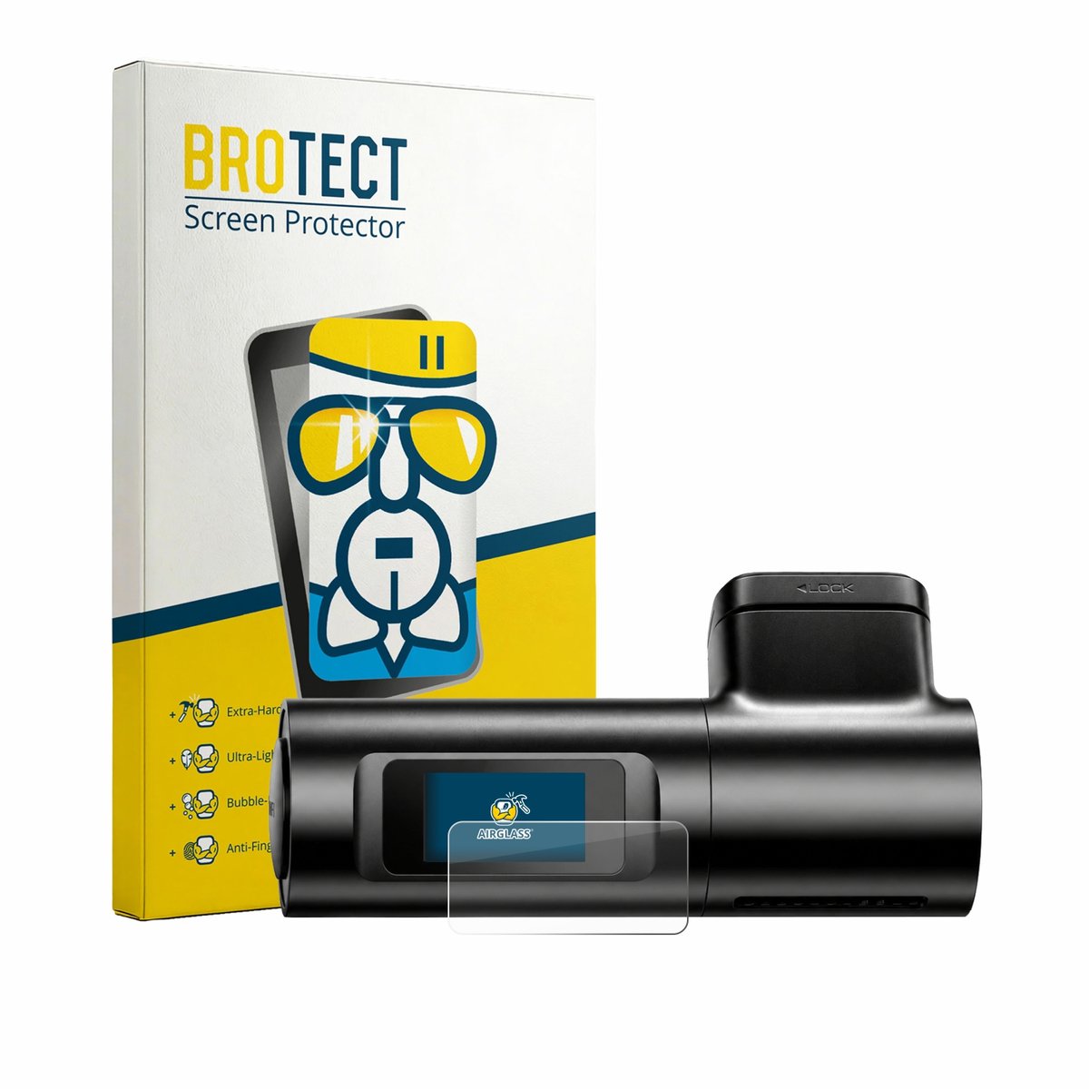 Screenprotector voor Azdome M330 Max Beschermglas transparant