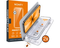Screenprotector - Geschikt voor Apple iPhone 17 - 2 Stuks - Met Installatietray - Perfect Fit Kit - Beschermglas - Gehard Glas - Simpel Aanbrengen - Tempered Glass - Screen Protector - Case Friendly
