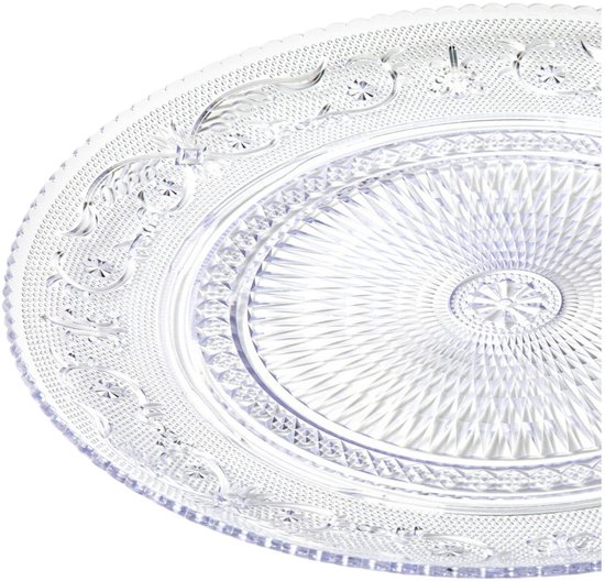 Plasticforte onbreekbare kunststof servies borden - set 12x stuks - ontbijt/dinerborden - Dia 18 en 25 cm - camping - bbq - picknick — afbeelding 4