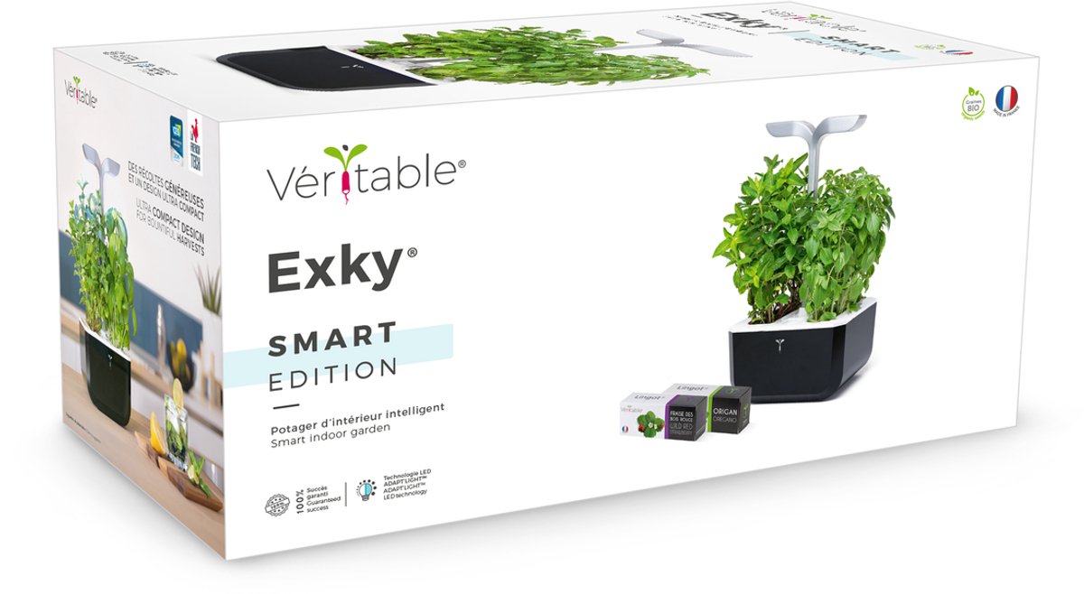Veritable Exky Smart Zwart - Keukenmoestuin - Indoor Smart Garden