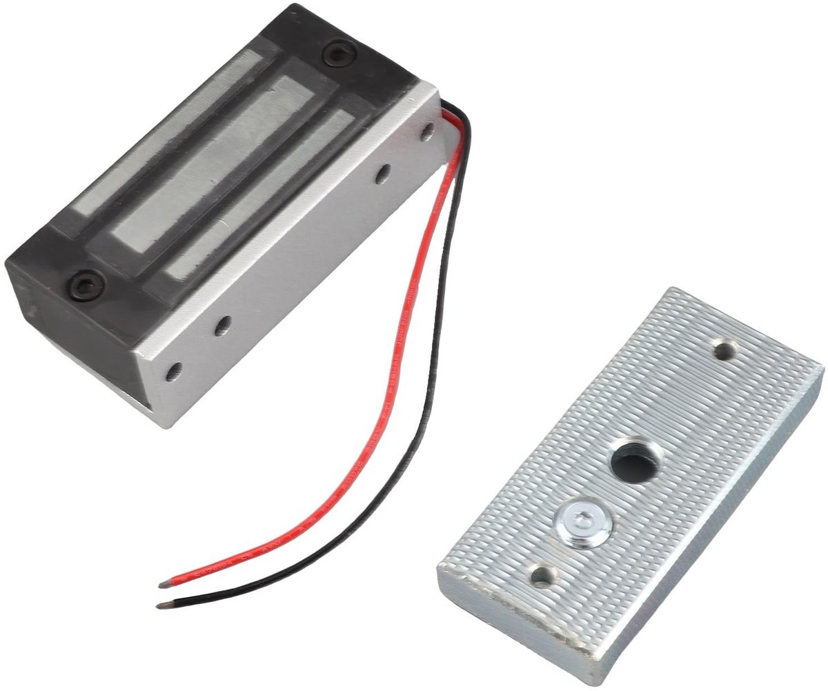 Byshayne - Electromagnetisch Deurslot - Toegangscontrole - Veilige en sterke werking - Aluminium - 60kg Houdkracht - Perfect voor beveiliging - Ges