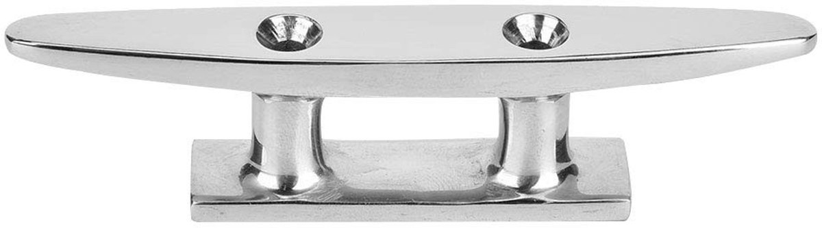 Allecto - Boot Dock Schoenplaat - Roestvrij staal - Heavy Duty Marine Hardware - 12,5 x 3 cm - Schepen en Jachten - Zilver - Duurzaam en sterk