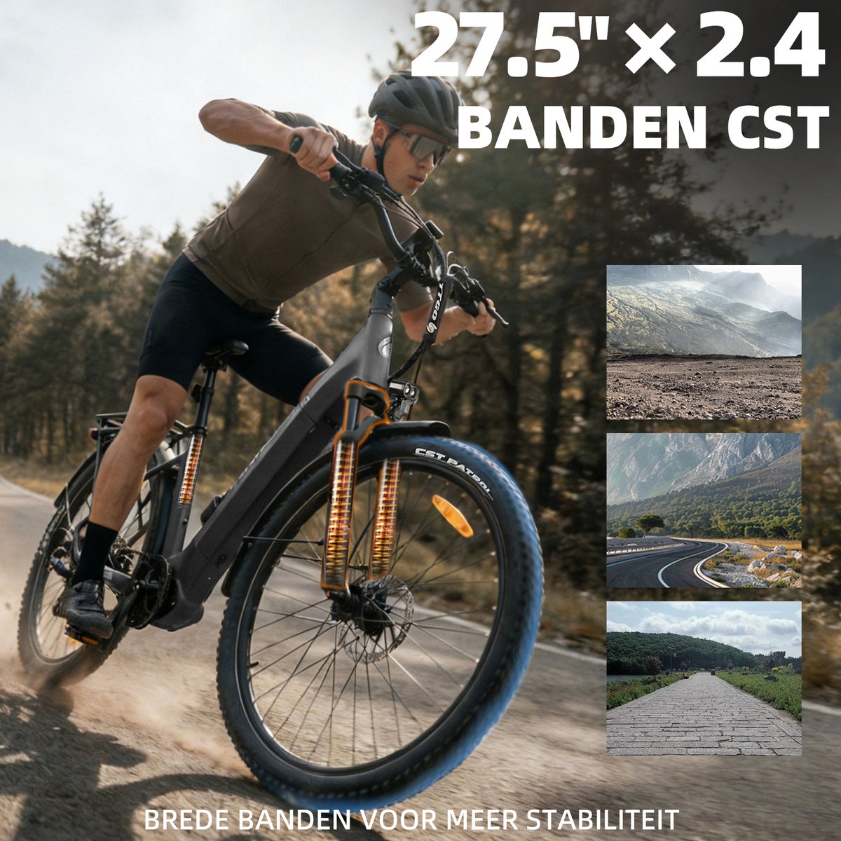 TTGO Z3 e-bike: 130 km bereik, hydraulische remmen, stadsfiets thumbnail 6