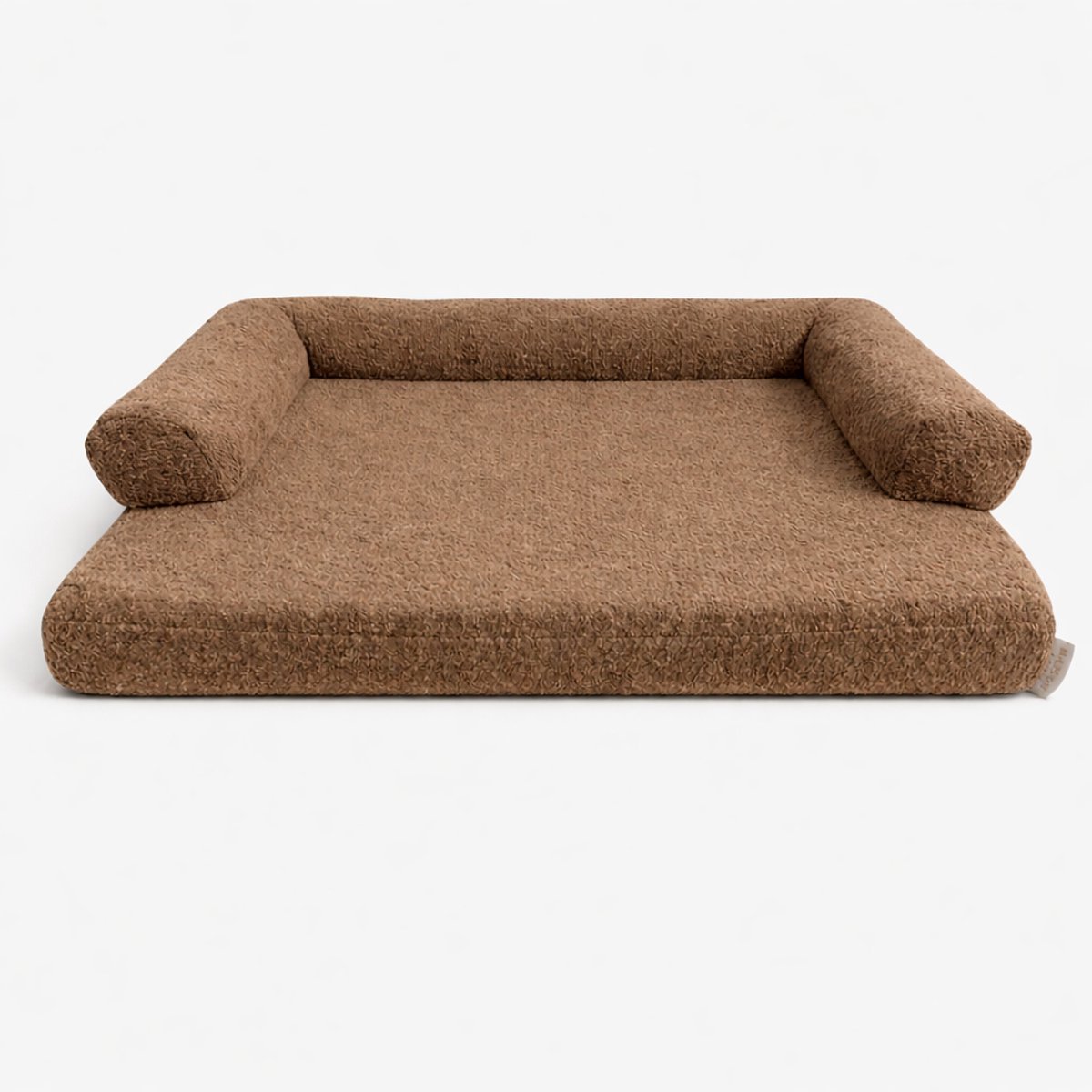 Maison Lux - Orthopedische hondenmand - Bouclé - Bruin - M - 89x63x17 cm