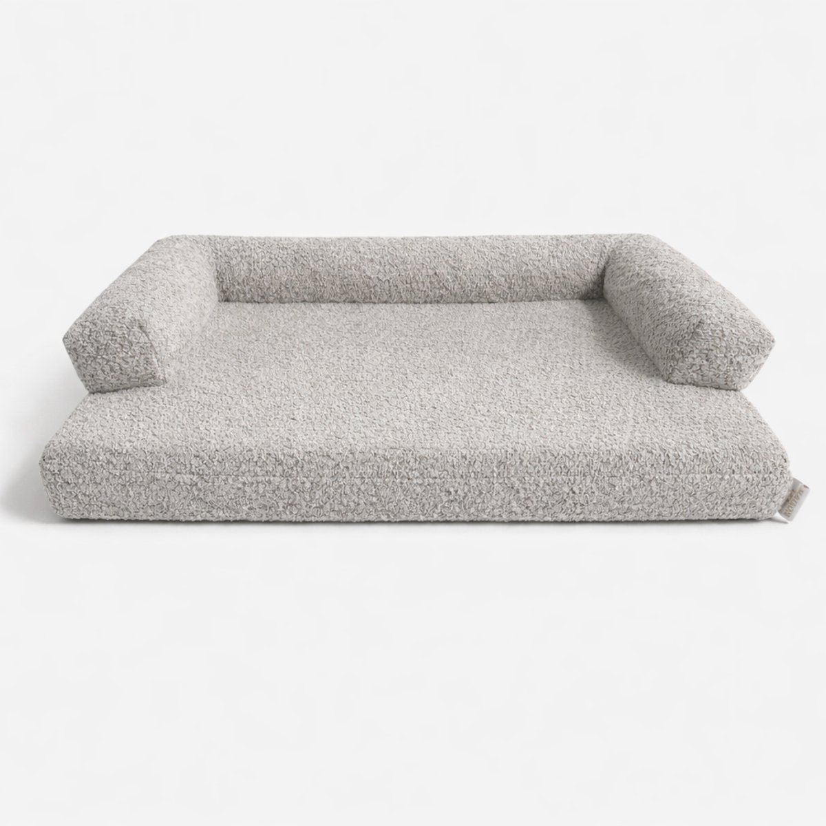 Maison Lux - Orthopedische hondenmand - Bouclé - Licht Grijs - S - 72x56x14 cm