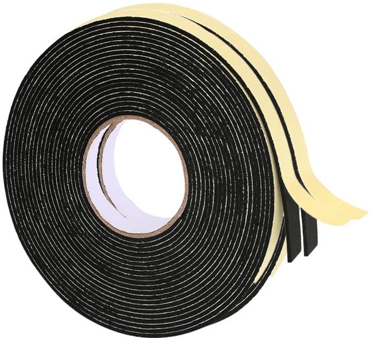 NTHProducts - Sealing Tape - Zelfklevend - 15 m - Isolatieband - 10 mm x 2 mm - Voor ramen en deuren - Dicht tegen tocht en geluid