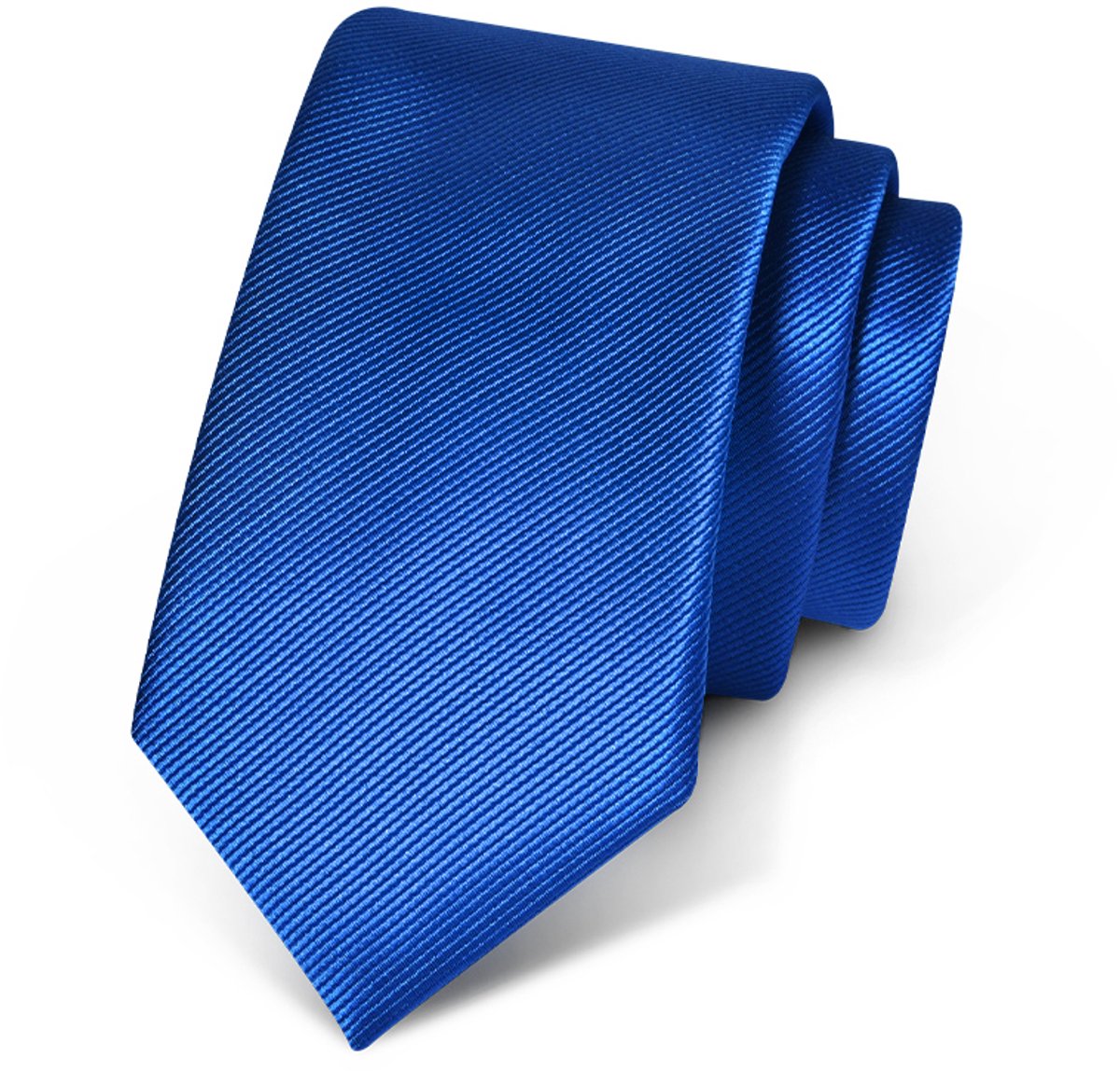 Premium Ties - Luxe Stropdas Heren - Polyester - Blauw - Incl. Luxe Gift Box!