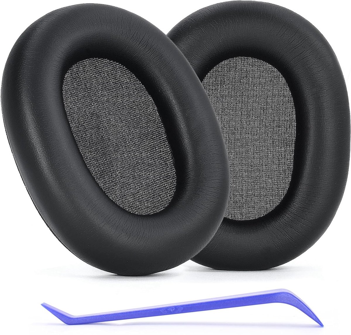 Vervangende Oorkussens voor Sony WH-1000XM6 Hoofdtelefoon, Zacht Leer, Geluidsisolatie, Comfort en Duurzaamheid (Zwart)