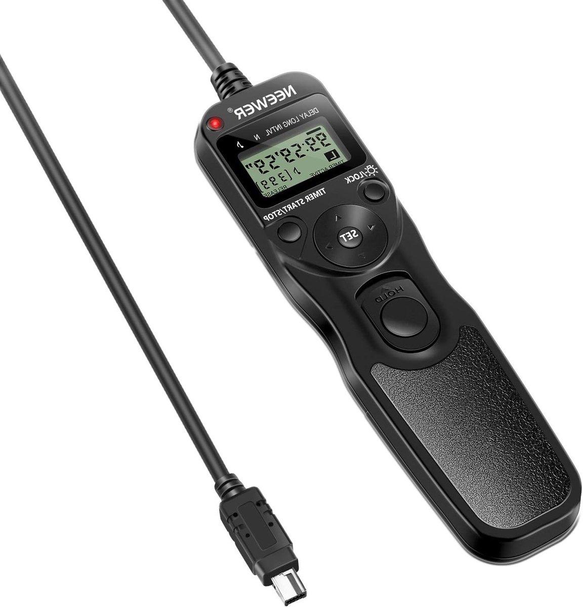 Digitale Timer Afstandsbediening voor Nikon D90 D600 D610 D3100 D3200 D3300 D5000 D5100 D5200 D5300 D7000 - Ideaal voor Langdurige Opnames en Tijdgestuurde Fotografie
