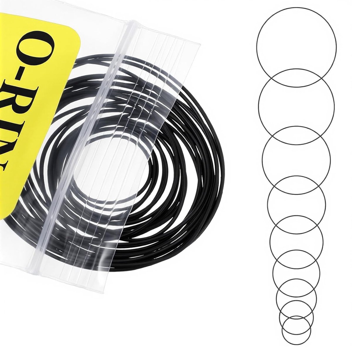 Complete Set van 28 Waterdichte O-Ringen en Sealing Rings voor Horlogemakers, Reparatietools en Accessoires, Maten 13-40 mm
