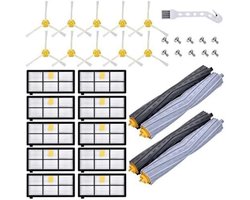 GELLDG Vervangingsonderdelen & Borstelset – 23-delige set – Geschikt voor iRobot Roomba 800- & 900-serie (860, 866, 870, 871, 880, 886, 960, 966, 971, 976, 980, 981) robotstofzuigers – Inclusief filters