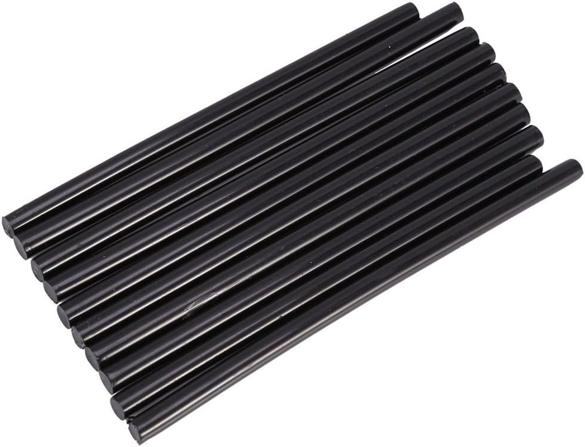 Kleurrijke lijmpistool stiften, 10 stuks, 7 x 150 mm, elektrisch verwarming, knutselen en hobbyprojecten