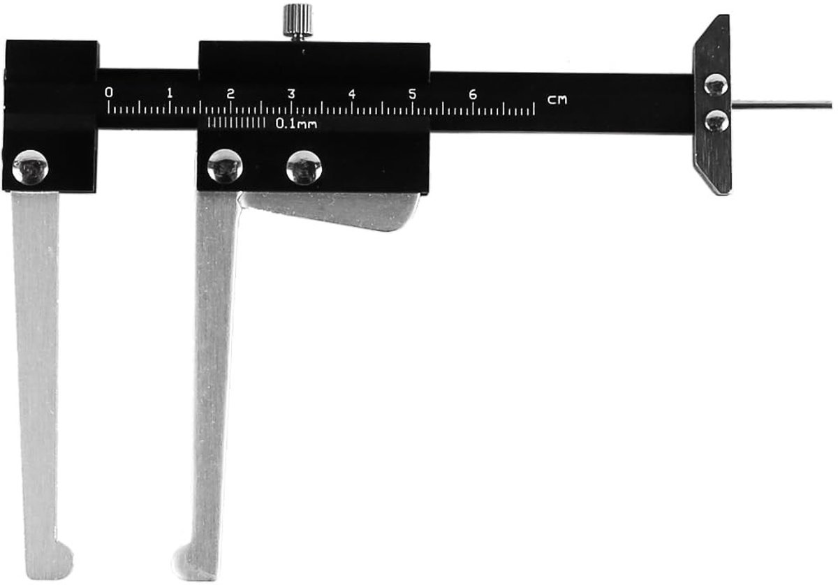 Laroal 0-60mm Remschijf Diepte Meetinstrument - Nauwkeurigheid 0.1mm