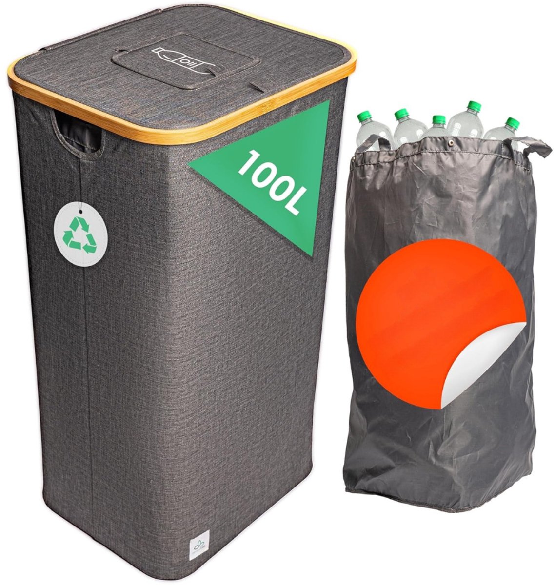 CLGP® Statiegeld Container - Recycle Bak Flessen en Blikjes - Flessenbak - Flessentassen