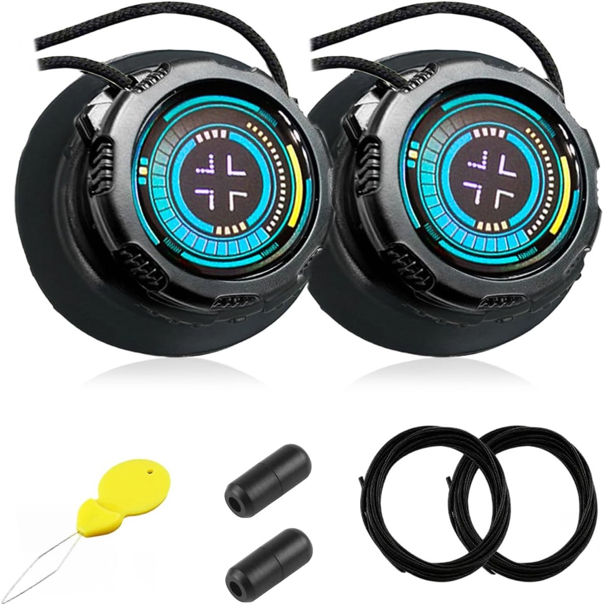 Snel te bevestigen veters zonder strikken, twist sluiting, 100 cm, ideaal voor sportschoenen, wandelschoenen en werkschoenen, unisex, 1 paar