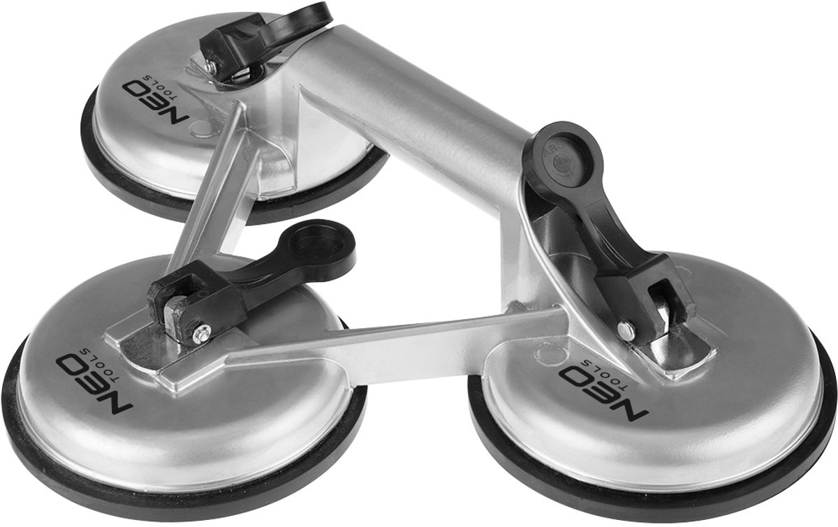 NEO - Drievoudige Glasklem - Aluminium - 150 kg - 120 mm
