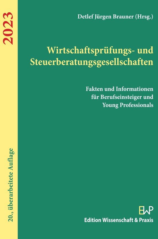 Wirtschaftsprüfungs- und Steuerberatungsgesellschaften 2023 - cover