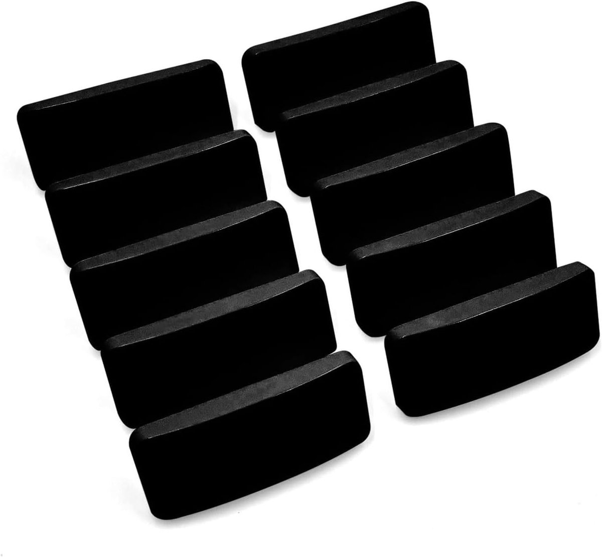 Set van 10 Cockspur Raamhandgreep Striker Plate Wedges - Witte Raamwiggen voor Verbeterde Beveiliging en Functionaliteit