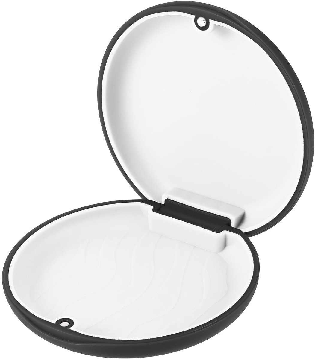 Seb2 - Tandenborstelhouder - Tandprothese Box - Draagbaar en Stevig - Zwart - Bracket Box - Voor Tandheelkundige Apparatuur - Geschikt voor Reiz...