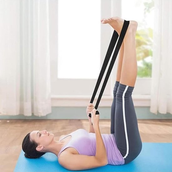 Verstelbare Draagriem voor Yogamat, Ideaal voor Transport, Geschikt voor Alle Matgroottes, Handig en Duurzaam, Zwart, One Size — afbeelding 4