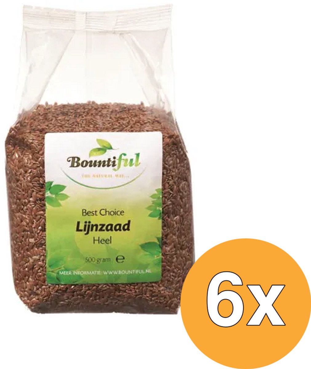 6x Bountiful Lijnzaad Heel (500 gr)