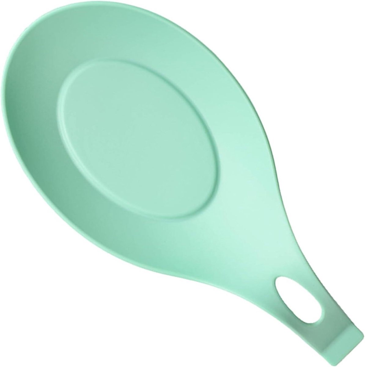 Lepelsteun - Keukenhouder - Koken en Bakken - Hoge temperatuur bestendig - 20 x 10 cm - Groen