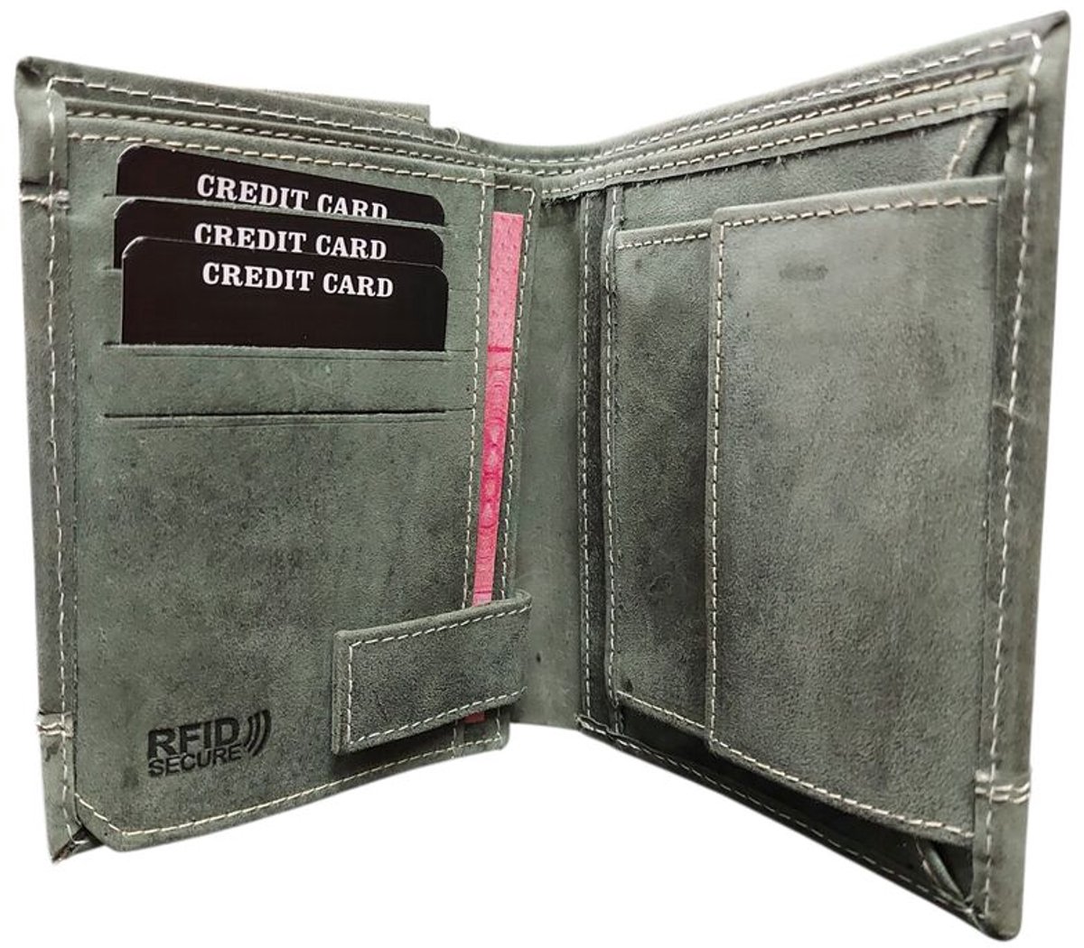 Dariya Portemonnee 2316 Groen Leer RFID Protection