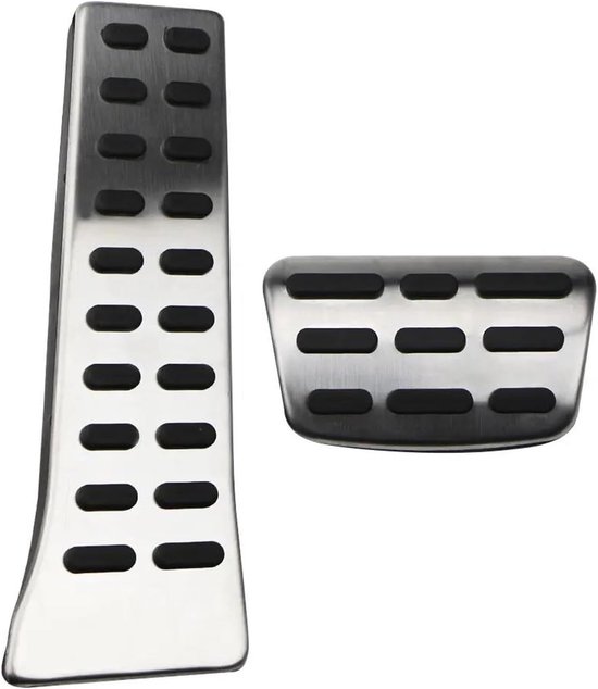 Pedaalhoezen Auto - Antislip Pedalen - Veiliger Rijden - Roestvrij Staal - 3 Stuks - Zilver — afbeelding 5
