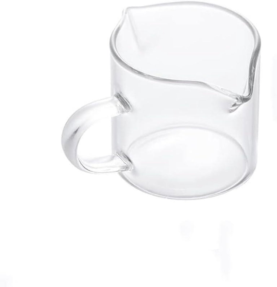 Glazen Melkopschuimer - Espresso Werper - Koffie Maken - Dubbele Uitloop - 120 ml - Transparant