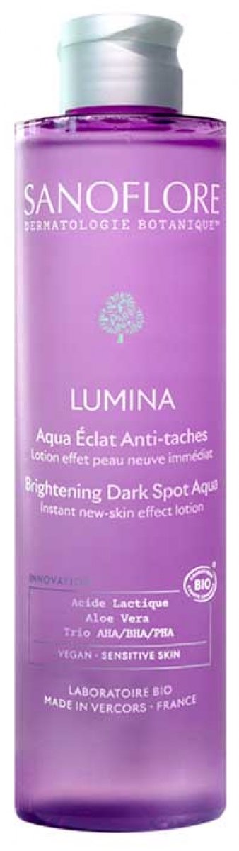 Sanoflore Lumina Lotion Aqua Éclat Anti-Taches Organic 200 ml