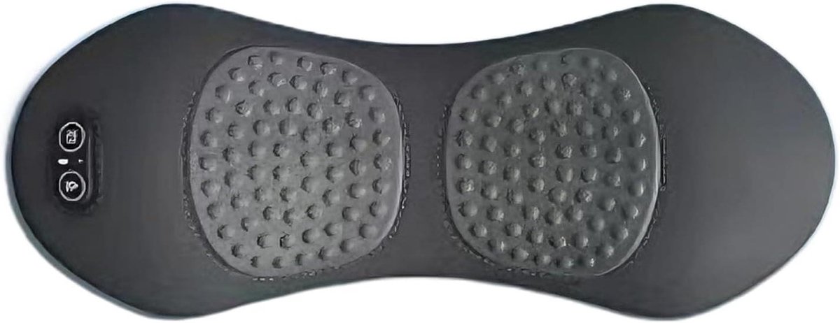 Rugkussen - Lendensteun - Comfortabel Zitten - Elektrisch Verstelbaar - 59x23x8cm - Donkergrijs