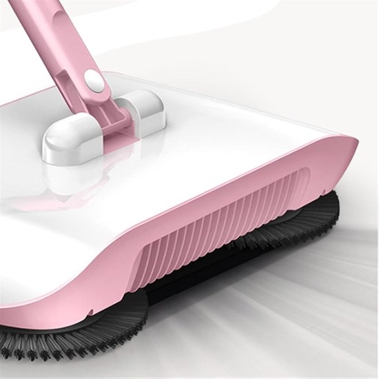 Huishoudelijke veegmachine - Bezem stoffer - Gemakkelijk schoonmaken - Handmatige bediening - N.v.t. - Roze — afbeelding 5