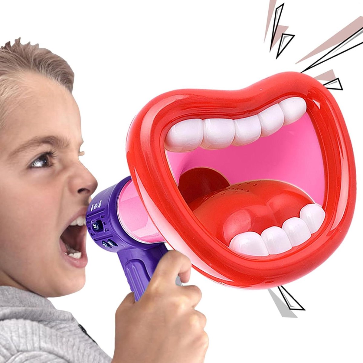 Luidspreker met stemwisselaar - Megafoon speelgoed - Entertainment en grappen - Meerdere stemmen mogelijk