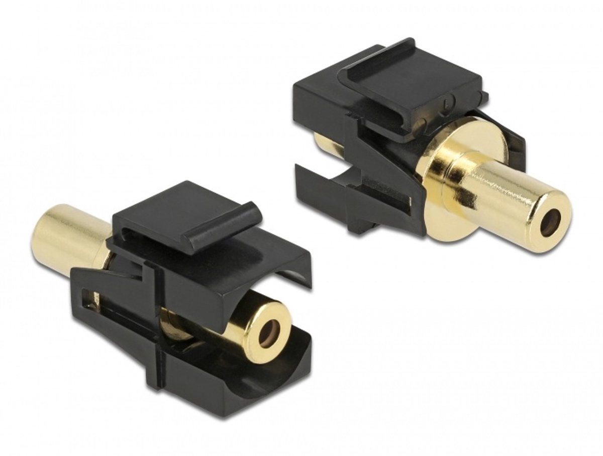 Keystone Module Stereo Jack Vrouw 3,5 mm 3 pin tot stereo jack vrouw