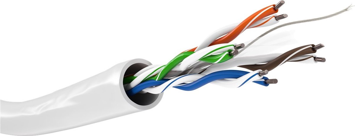 Wentronic CAT6 Netwerkkabel - Zonder connector - Grijs - 100 m