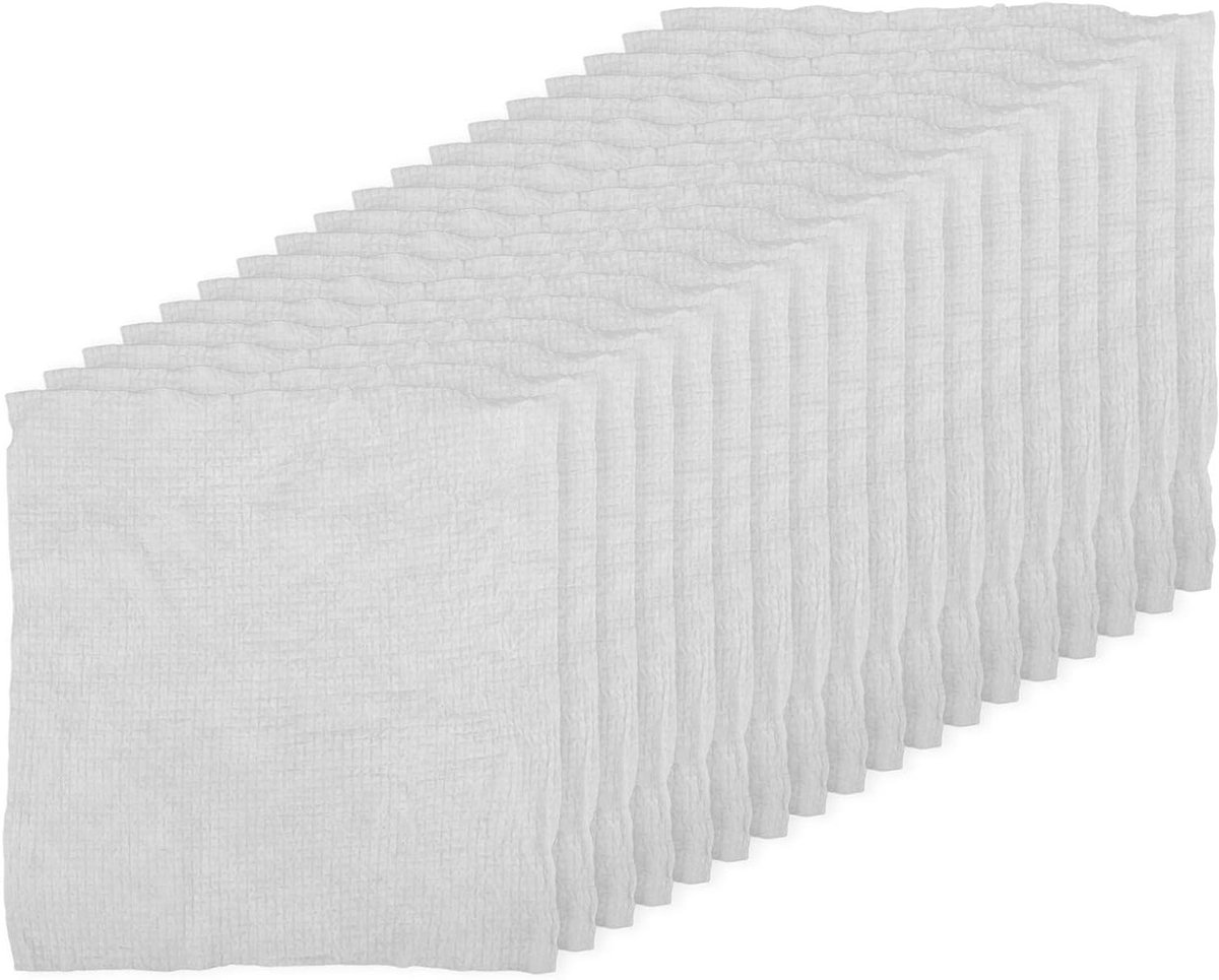 Wegwerpbare Handdoek Tablets - Gecomprimeerde Doekjes - Reiniging Onderweg - Individueel Verpakt - 20 Stuks - Wit
