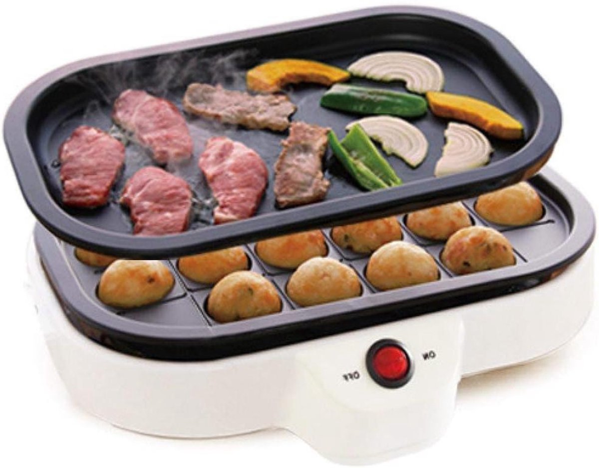 Wafelijzer - Snackmaker Grill - Snelle Maaltijden - 20 Gaten - Compact Design - Zilver