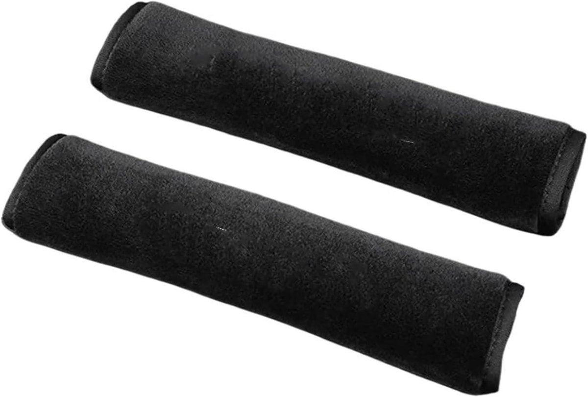 Gordelkussen Auto - Riemhoes Schouder - Comfortabel Rijden - Zachte Demping - 23 cm Lengte - Zwart