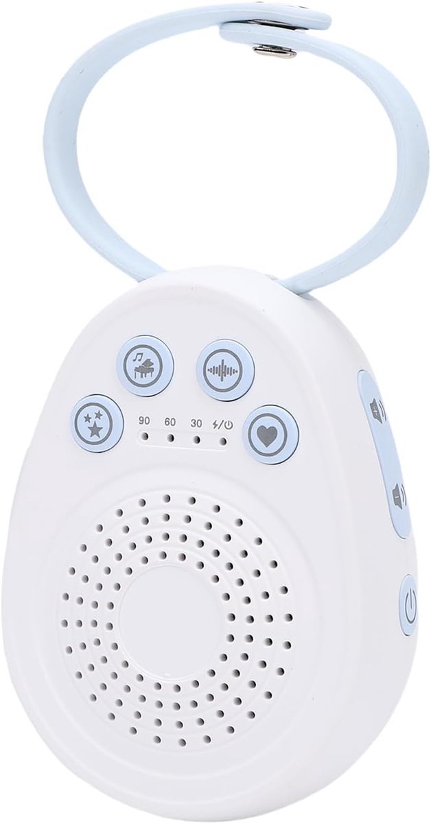Witte Ruis Machine - Geluidsslaaphulp - Baby Slaap - 20 Kalmerende Geluiden - Compact Ontwerp - Wit — afbeelding 5