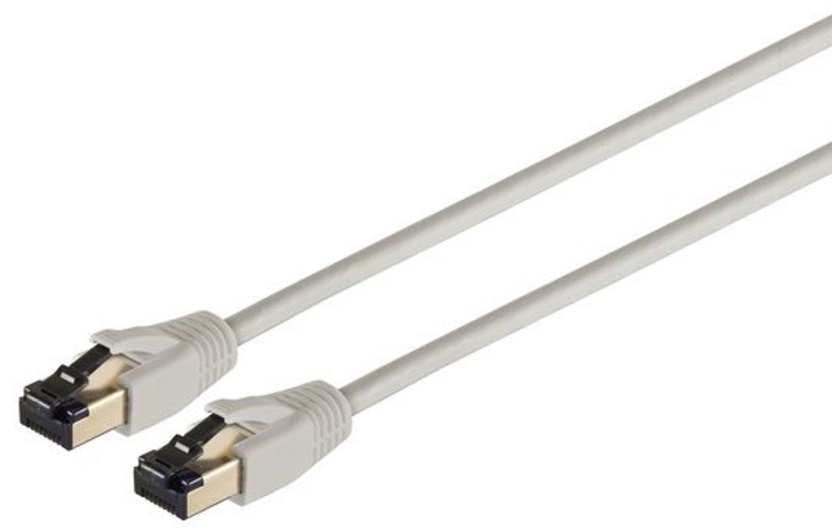 Patchkabel cat 8.1 F/FTP PIMF LSZH grau 1,0m