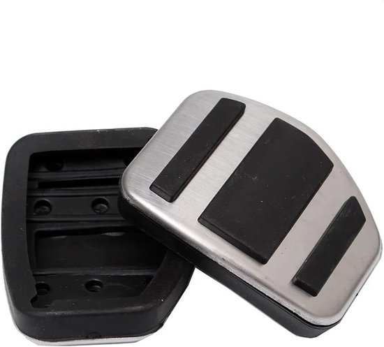 Pedaalhoezen Set - Auto Pedalen - Verbeter Rijervaring - Antislip Rubber - 25 x 10 x 5 cm - Metaal — afbeelding 3