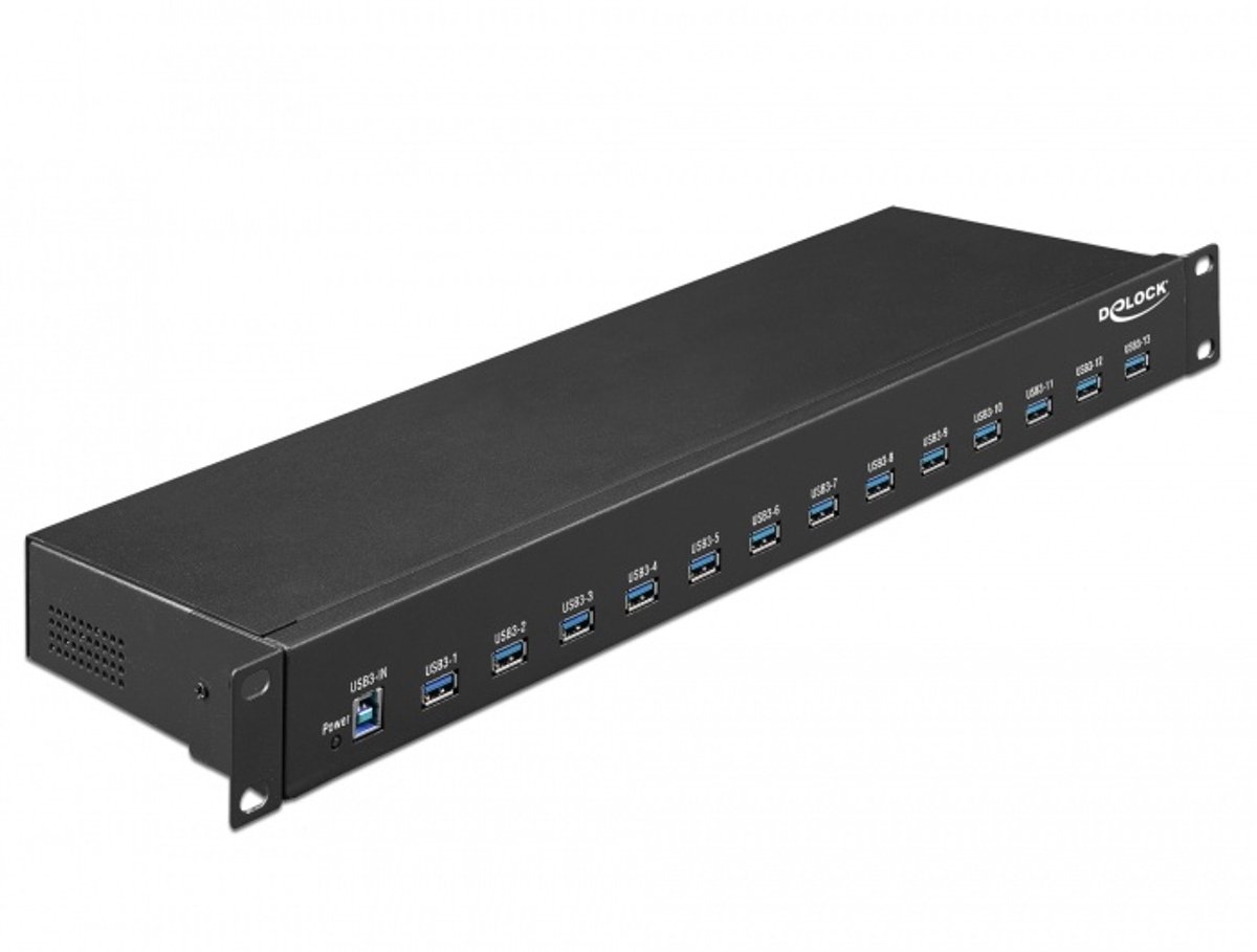 Delock 19 Industrie Hub 13 x USB 3.1 Gen 1 Typ-A