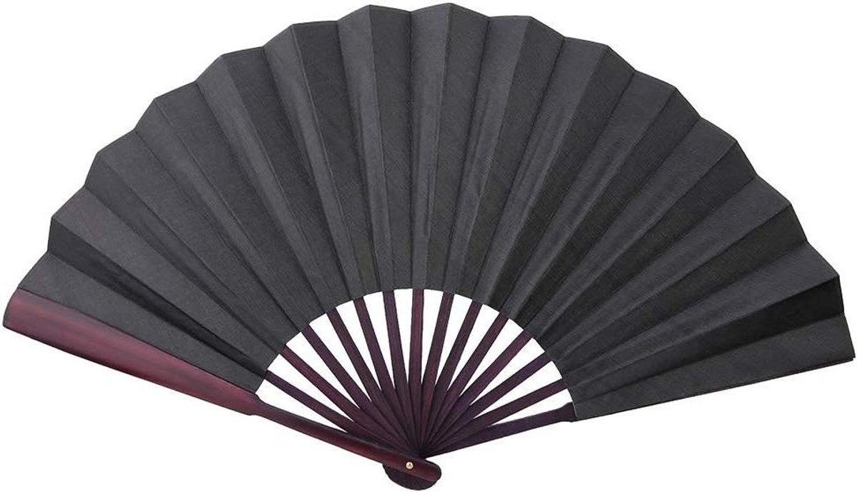 Houten Vouwventilator - Papieren Decoratie - Feestelijke Sfeer - Ambachtelijk Ontwerp - 34 cm - Niet gespecificeerd