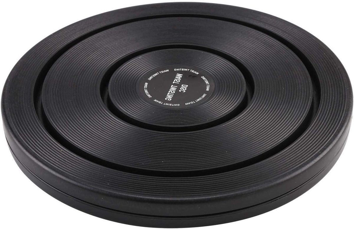 Taille Twist Board - Oefenbord Balans - Houding Verbeteren - Met Magneet Dots - Compact Licht - Zwart
