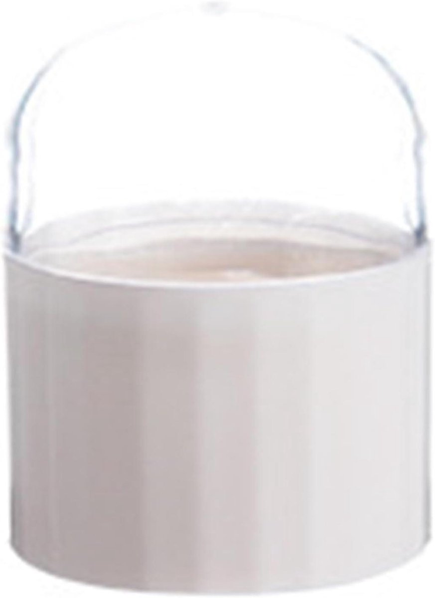 Make-up Spons Houder - Cosmetica Ei - Hygiënisch Opbergen - Afneembare Basis - 14 x 10 cm - Wit