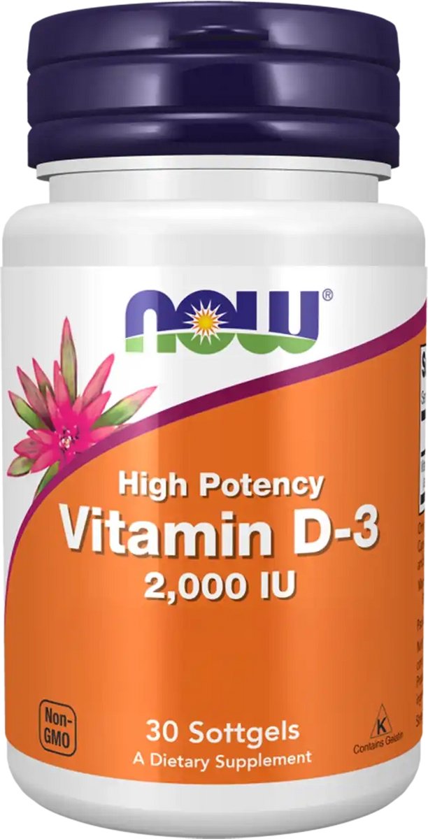 Vitamine D-3 2000IU - 30 softgels