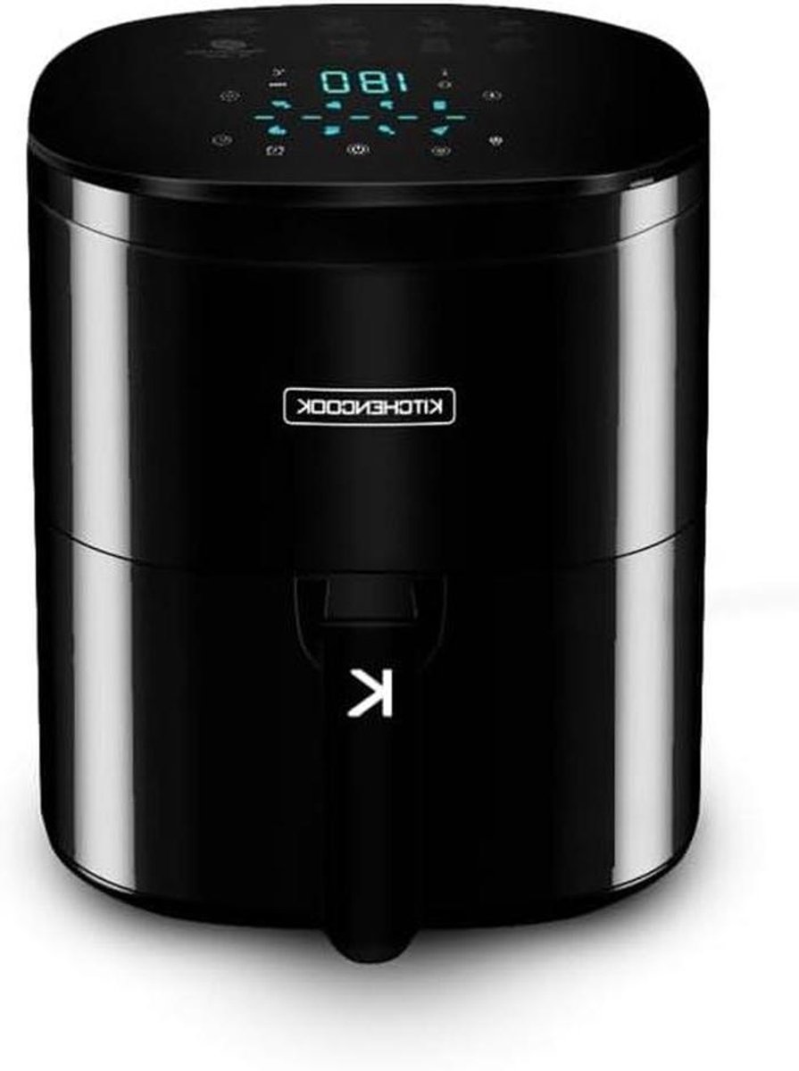 Friteuse zonder olie - Heteluchtfriteuse - Gezond Koken - 8 programma's - 65 liter - Zwart